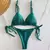 Biquini Cortininha Verona Verde Jade - comprar online
