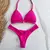 Biquini Cortininha Luiza Pink - comprar online