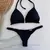 Biquini Cortininha Julia Preto - comprar online
