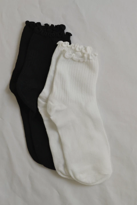 Meia Babado - 02 Pares - comprar online