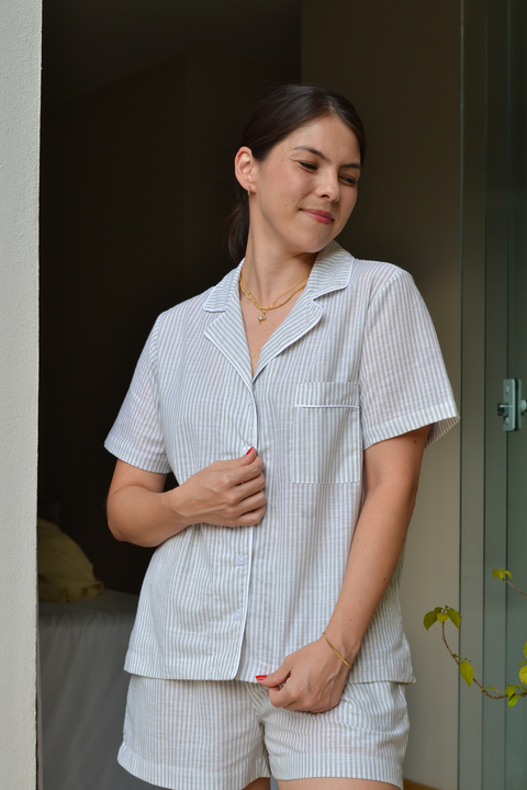 Pijama Listras Olívia - comprar online