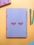 Caderno Cílios na internet