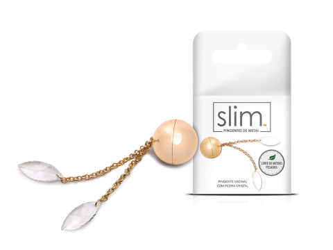 Desperte seu lado sensual com o Pingente Cristal Slim - Ø2,4cm!