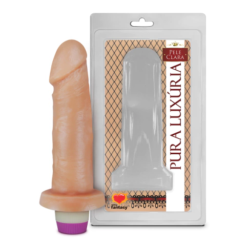 Descubra o Pênis Realístico com Vibro 14 x 3,7cm Sexy Fantasy - comprar online