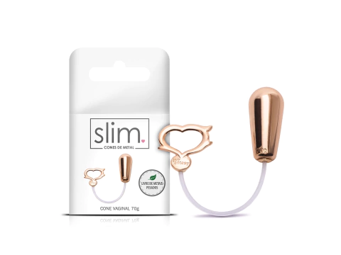 Fortaleça sua saúde íntima com o Cone Vaginal Slim 70g em Metal - Pompoar!