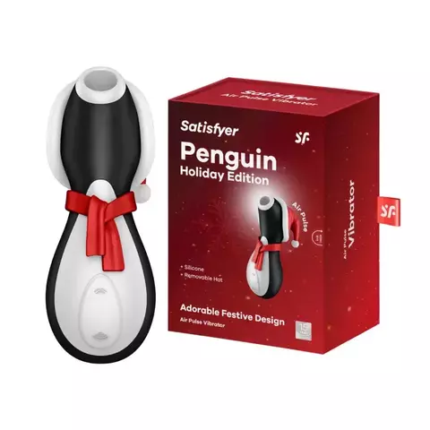 Sugador de Clitóris Satisfyer Penguin Edição Especial de Natal