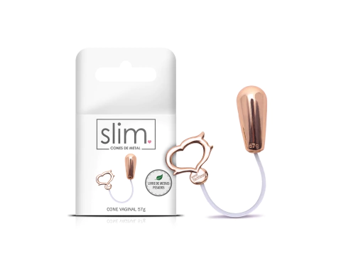 Fortaleça sua saúde íntima com o Cone Vaginal Slim 57g em Metal - Pompoar!
