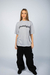 Remera Oversize [Serkeftin] Gris Melange