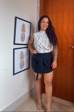 BLUSA ESTAMPADA MANGA CURTA