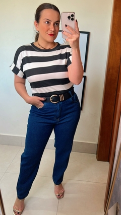 BLUSA MALHA LISTRADA