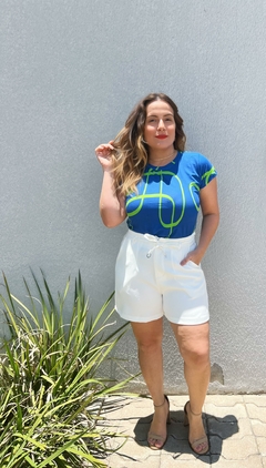 T-SHIRT ESTAMPADA DE MALHA na internet