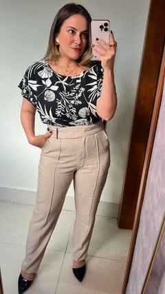 BLUSA COM MANGA CREPE - comprar online