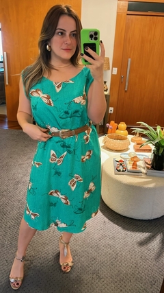 Imagem do VESTIDO CURTO ESTAMPADO SEM MANGA