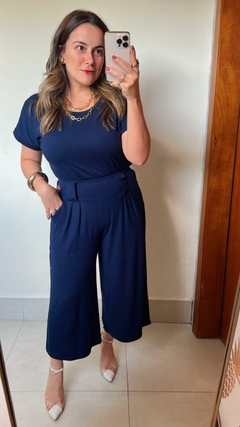 CONJUNTO PANTACOURT E BLUSA - comprar online