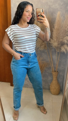BLUSA MUSCLE TEE LISTRA FINA - comprar online