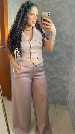 CONJUNTO CALÇA E COLETE ALFAIATARIA na internet
