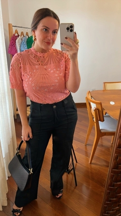 BLUSA GUIPIR FORRADA na internet