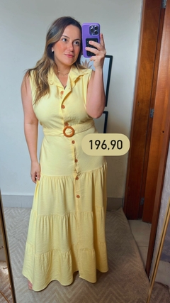 CHEMISE ACOMPANHADO DE CINTO FAIXA