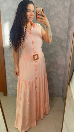 CHEMISE LONGO COM BOTÃO na internet