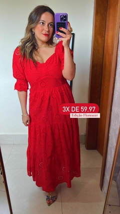 VESTIDO LONGO DE LESE
