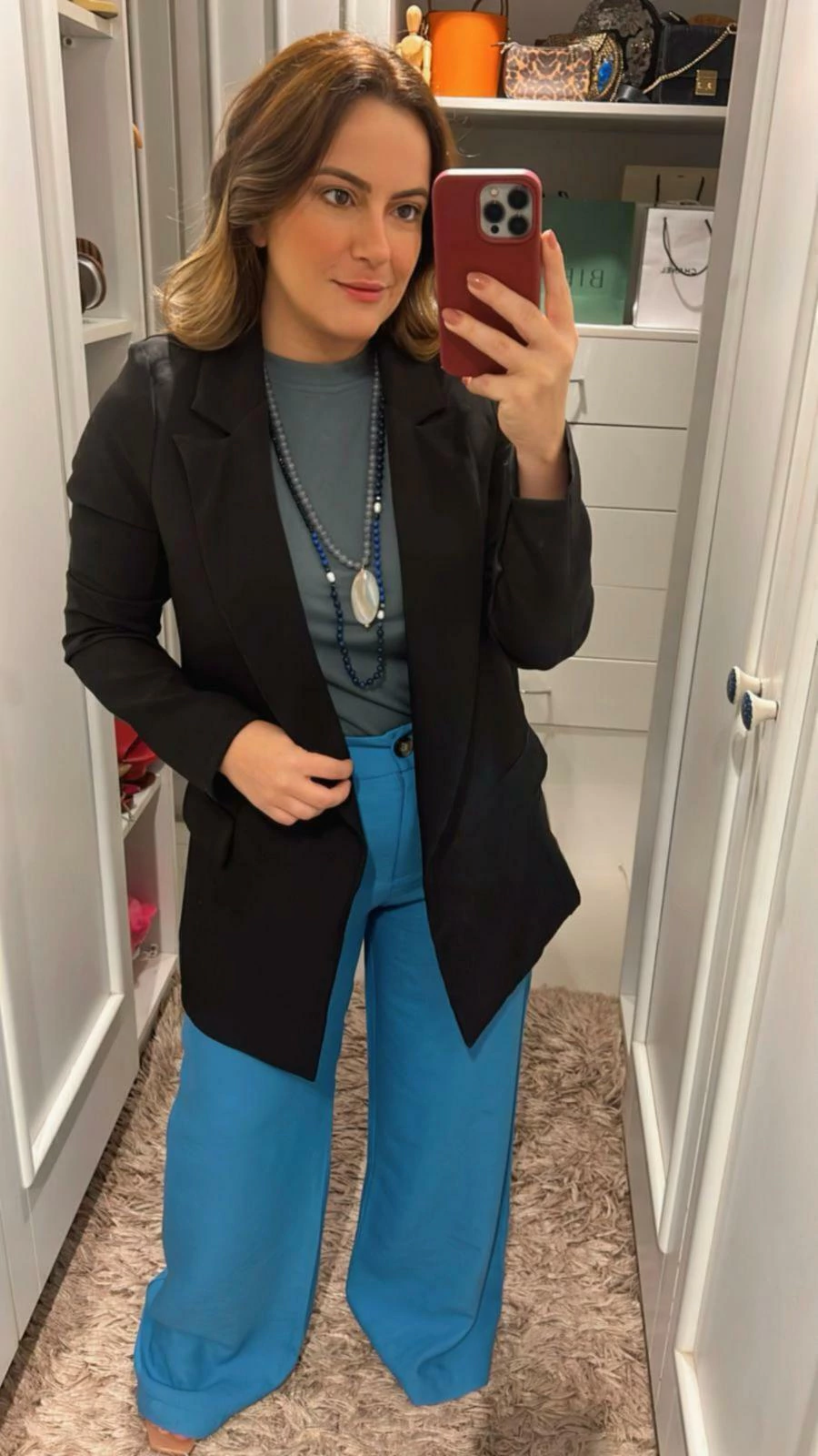 MAXI BLAZER ALFAIATARIA COM ELASTANO