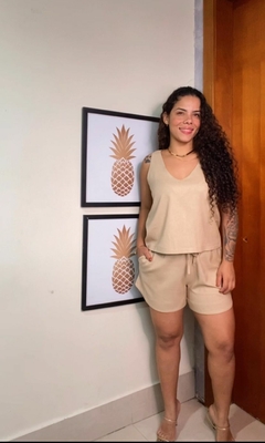 CONJUNTO LINHO SHORT E BLUSA - comprar online