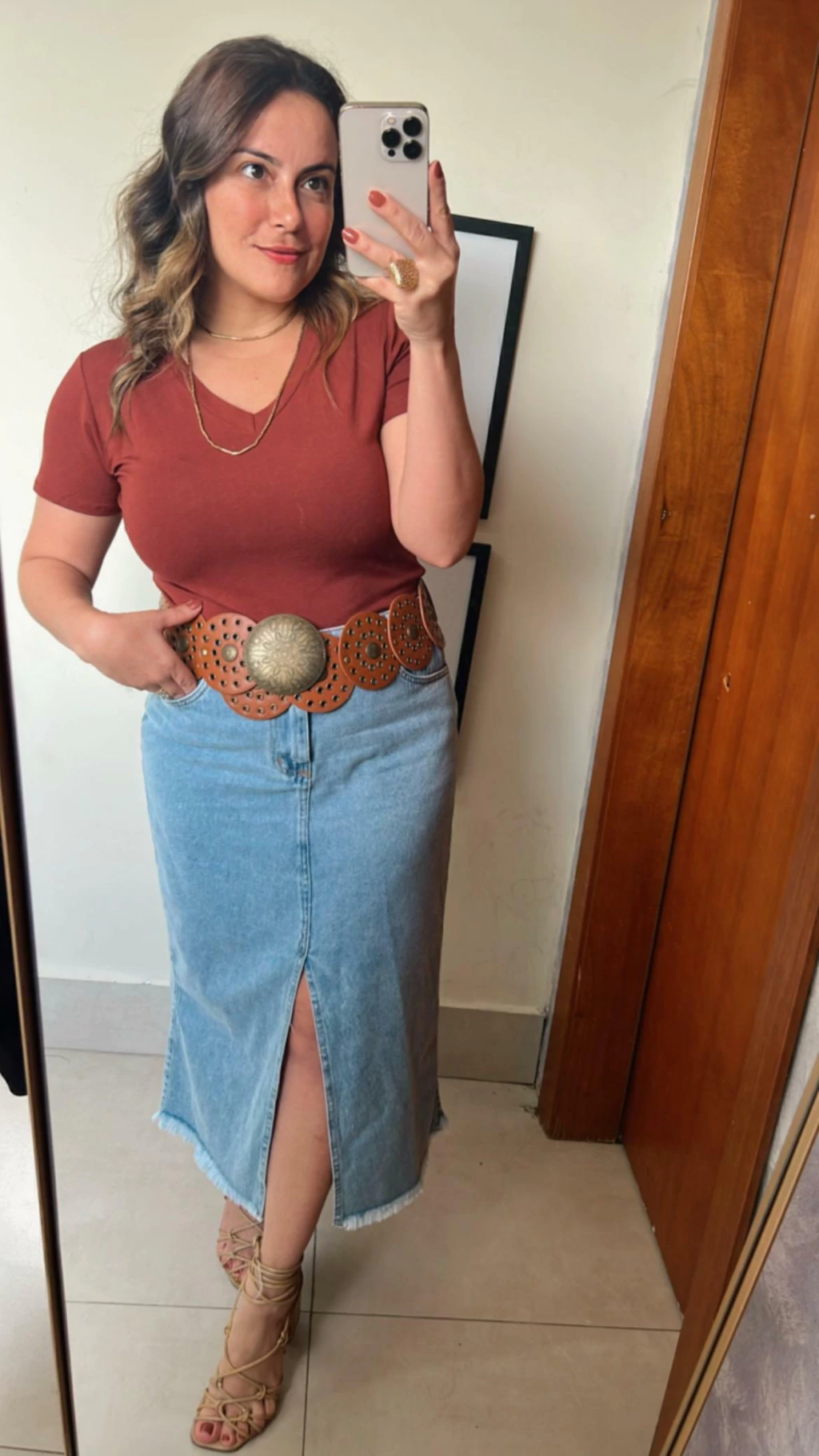 BLUSA DE MANGA COM DECOTE V