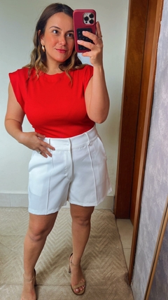 BLUSA CANELADA SEM MANGA na internet