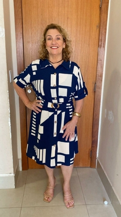 CHEMISE DE CREPE COM BOTÃO na internet
