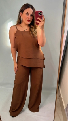 CONJUNTO DE CALÇA E BLUSA ALCINHA MARRANT - comprar online