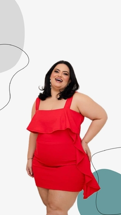VESTIDO CURTO DE ALÇA