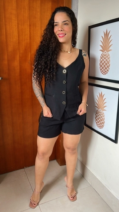 CONJUNTO DE SHORT E BLUSA 4 BOTÕES - comprar online