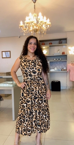 VESTIDO REGATA LONGO DE MALHA - comprar online