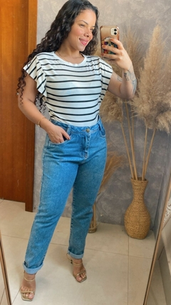 BLUSA MUSCLE TEE LISTRA FINA