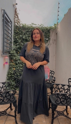 VESTIDO LONGO DE CORAÇÃO - comprar online