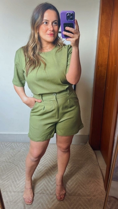 CONJUNTO DE SHORT LINHO - comprar online