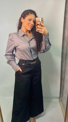 CAMISA MANGA LONGA BUFANTE na internet