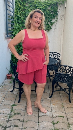 CONJUNTO SHORT E BLUSA ALÇA LARGA - comprar online