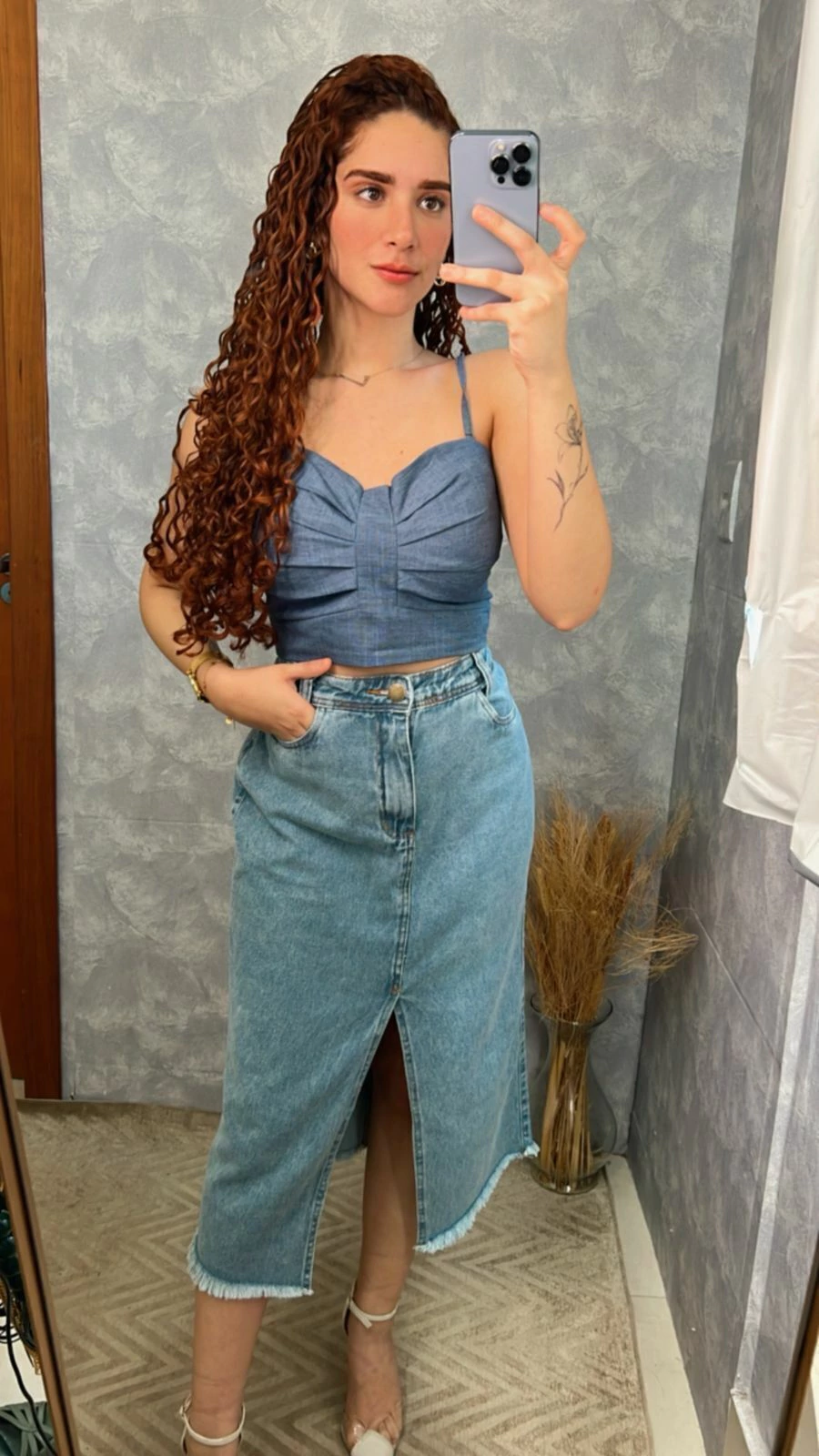 SAIA JEANS COM FENDA