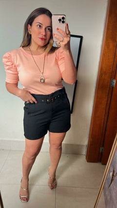 BLUSA RIBANA COM MANGA PRINCESA - Zaffir