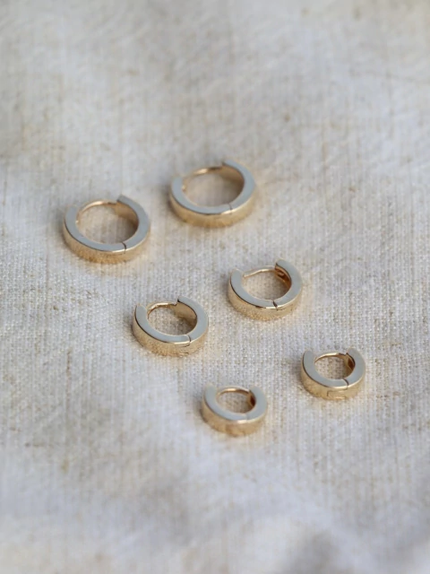 Trio de Argola Dourado | Semijoia - comprar online