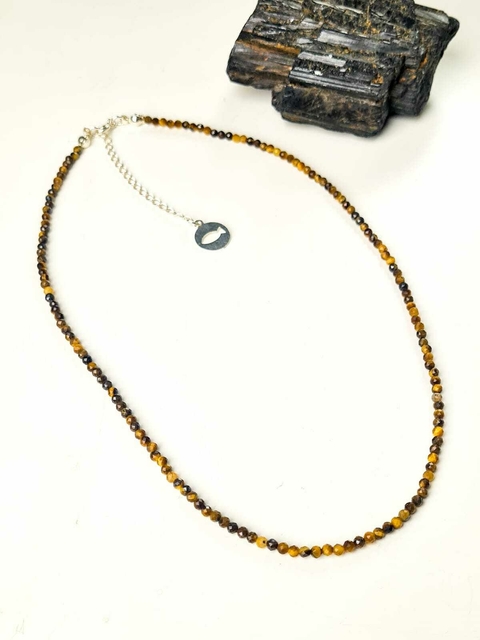 Choker Preciosa Olho de Tigre