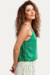 Blusa Flora Linho Verde - comprar online