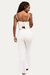 Calça Flare Off White - comprar online