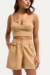 Cropped Taça Linho Moca - comprar online