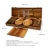 Kit 4 copas con tabla integrada para asado personalizable - comprar online