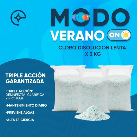 CLORO DISOLUCION LENTA X 3KG