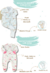 Macacão para bebê personalizado Ursa Floral 295 - Personalize Art Baby
