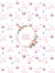 Manta para bebê personalizada Menina Floral 180 - comprar online