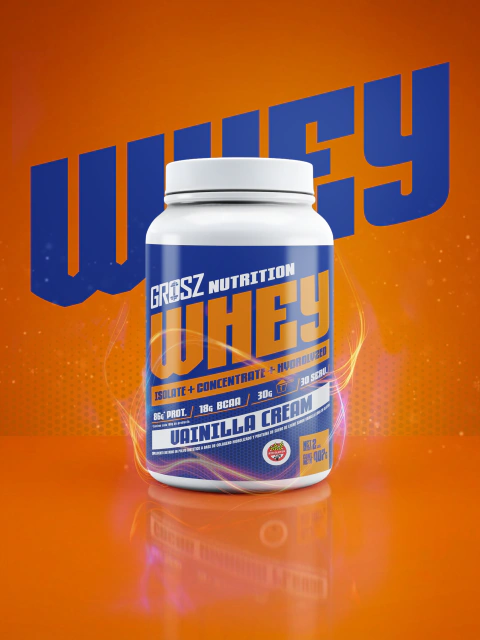 Whey Protein Concentrate Grosz Nutrition Vainilla